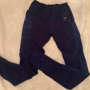 Gymshark leggings navy blue